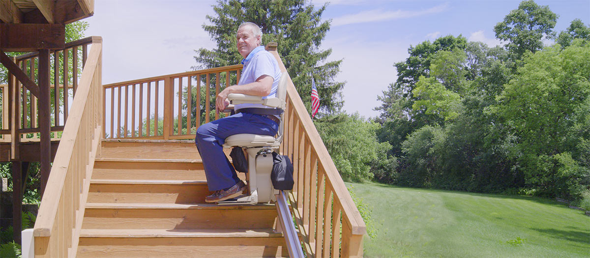 Los Angeles Straight Outdoor Stairlift